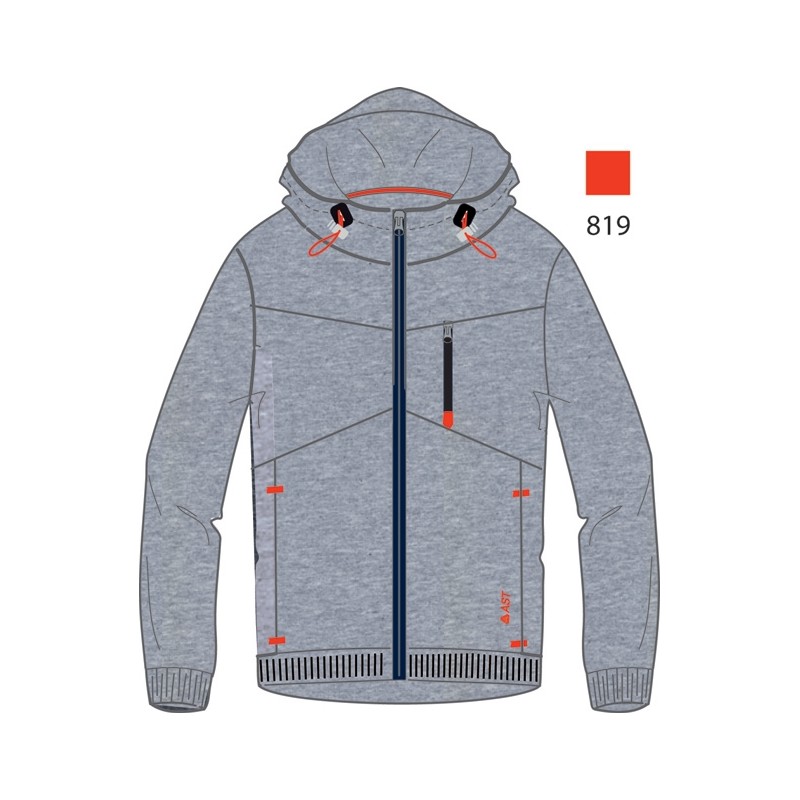 Felpa uomo man fitness ast F69J