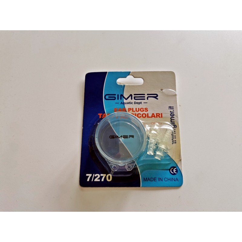 Tappi auricolari nuoto piscina gimer 7/270
