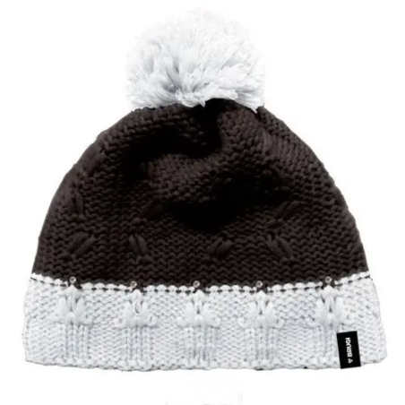 Berretto a maglia bicolore brugi Z72G