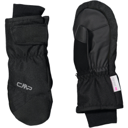 Guanti manopole da sci multicolor in softshell imbottiti da bambini cmp