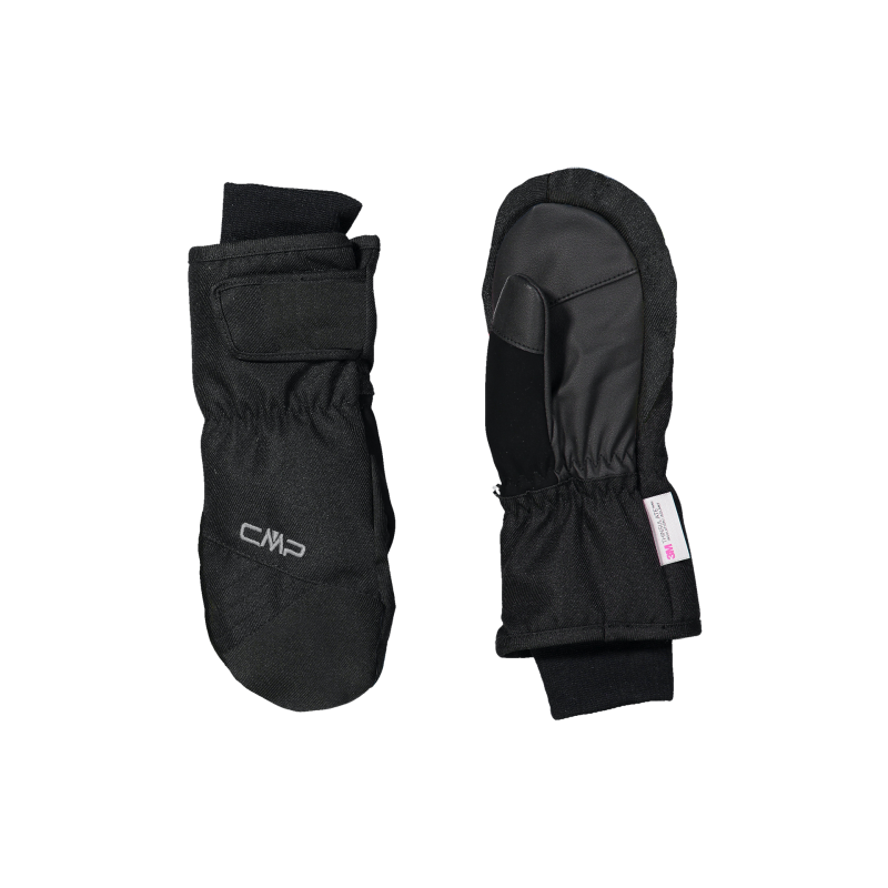 Guanti manopole da sci multicolor in softshell imbottiti da bambini cmp