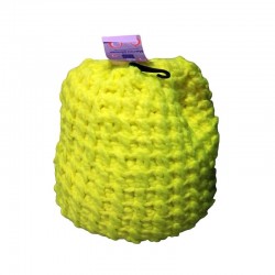 Berretto a maglia con pon pon