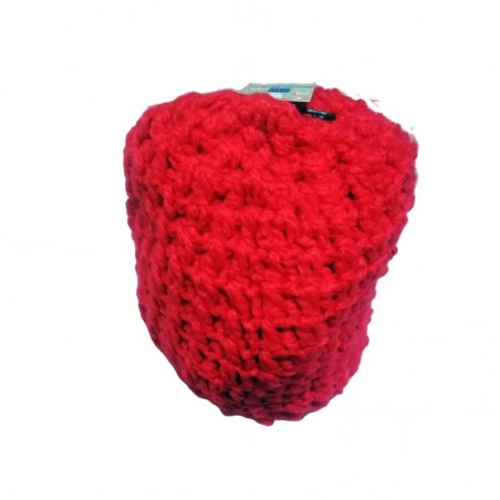 Berretto a maglia con pon pon