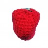 Berretto a maglia con pon pon