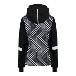 Giacca da sci da donna in tessuto stretch con stampa geometrica cmp