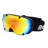 Maschera da sci lente specchio rosso rebell