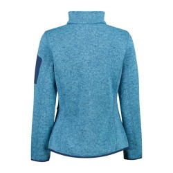 Giacca in pile da donna in Knit-Tech mélange Cmp