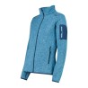 Giacca in pile da donna in Knit-Tech mélange Cmp