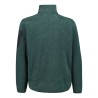 Giacca in Pile da uomo in knit-tech mélange cmp