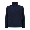 Pile mezza zip bambino mélange cmp
